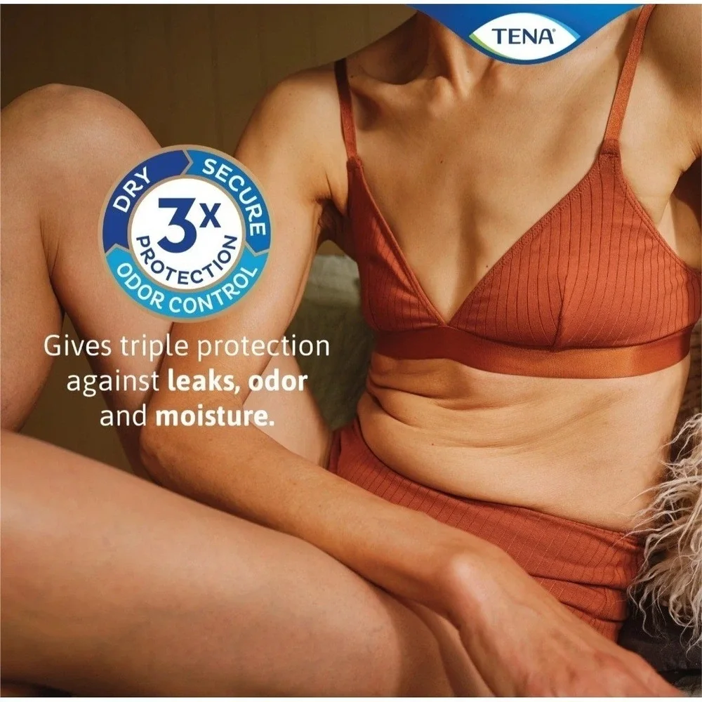 Tena Sensitive Care Ultimate Absorbency Incontinence Pads for Women, 33 Count